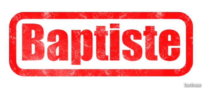 Baptiste Effetto testo
