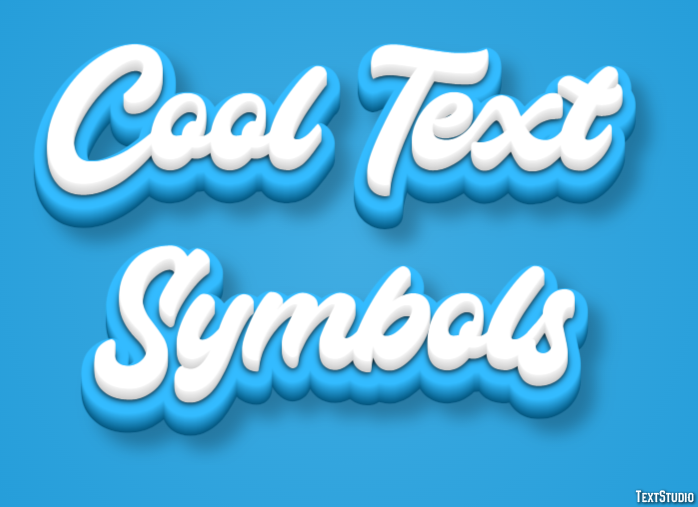 Cool Text Symbols Эффект текста