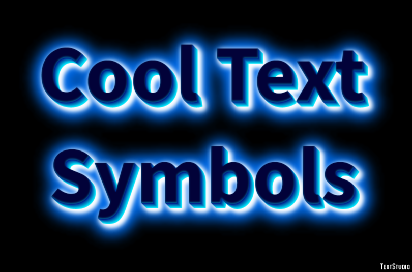 Cool Text Symbols Эффект текста