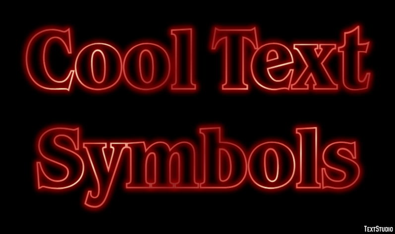 Cool Text Symbols Эффект текста