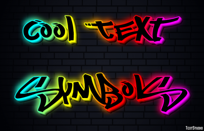 Cool Text Symbols Эффект текста