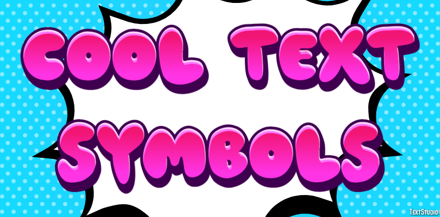Cool Text Symbols Эффект текста