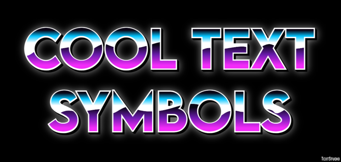 Cool Text Symbols Эффект текста