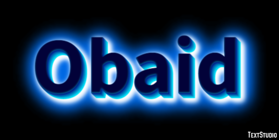 Obaid Texteffekt
