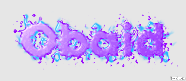 Obaid Texteffekt