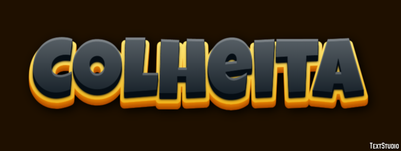 Colheita Efeito de texto
