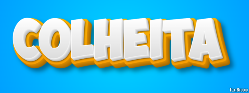 Colheita Efeito de texto