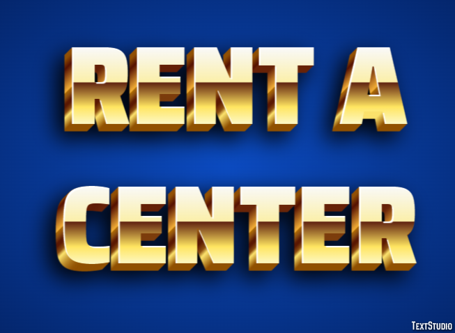 Rent A Center Metin efekti