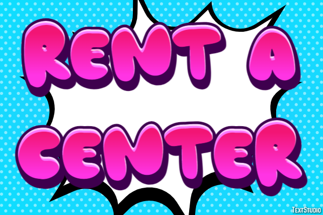 Rent A Center Metin efekti