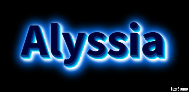 Alyssia Efekt tekstowy