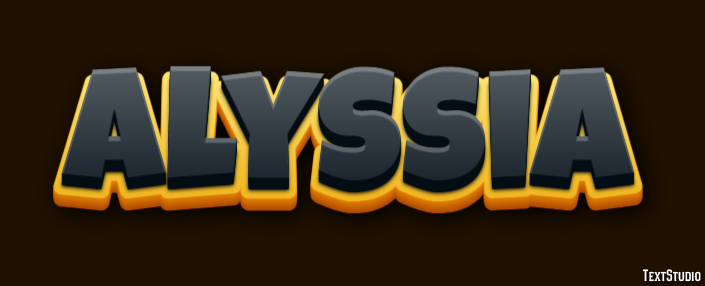 Alyssia Tekst Effect
