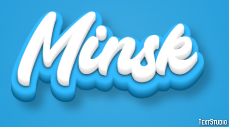 Minsk Effetto testo