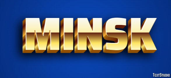 Minsk Effetto testo