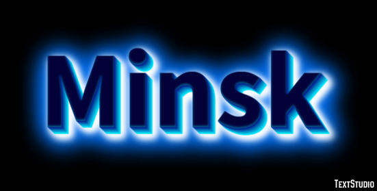 Minsk Effetto testo