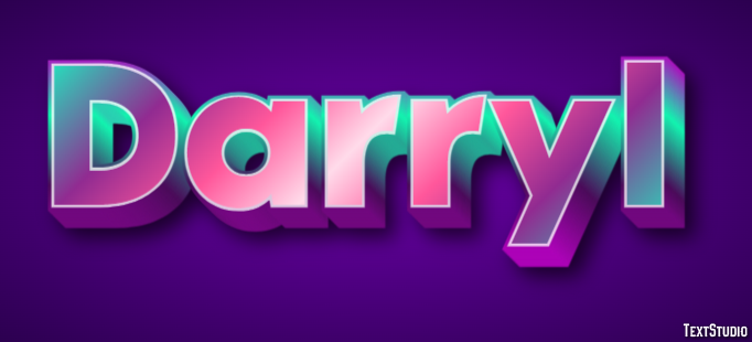 Darryl Text effect