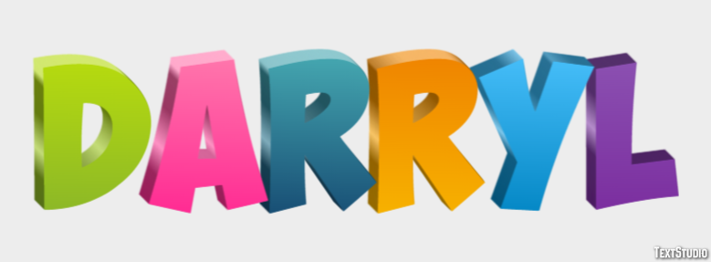 Darryl Text effect