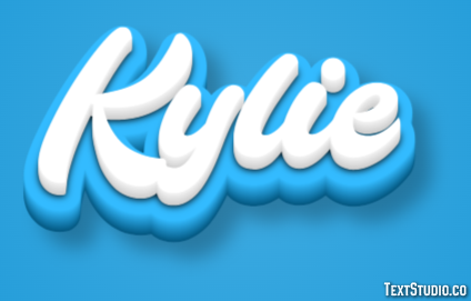 Kylie Efekt tekstowy