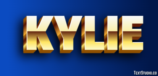 Kylie Efekt tekstowy