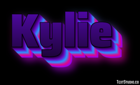 Kylie Efekt tekstowy