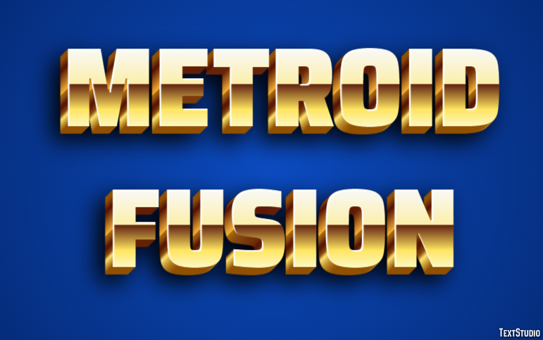 Metroid Fusion Efecto de Texto