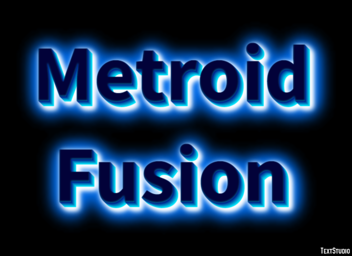 Metroid Fusion Efecto de Texto