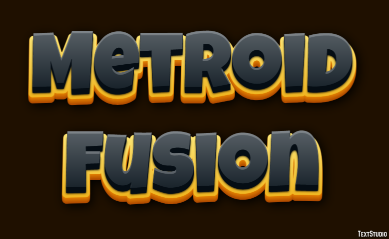 Metroid Fusion Efecto de Texto