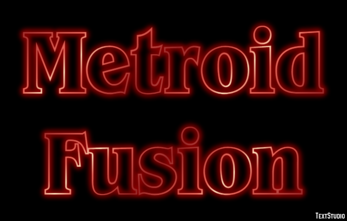 Metroid Fusion Efecto de Texto