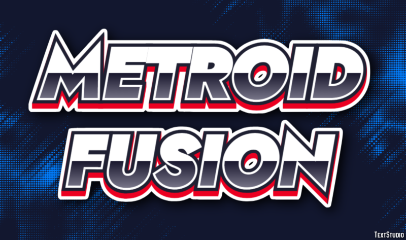 Metroid Fusion Efecto de Texto