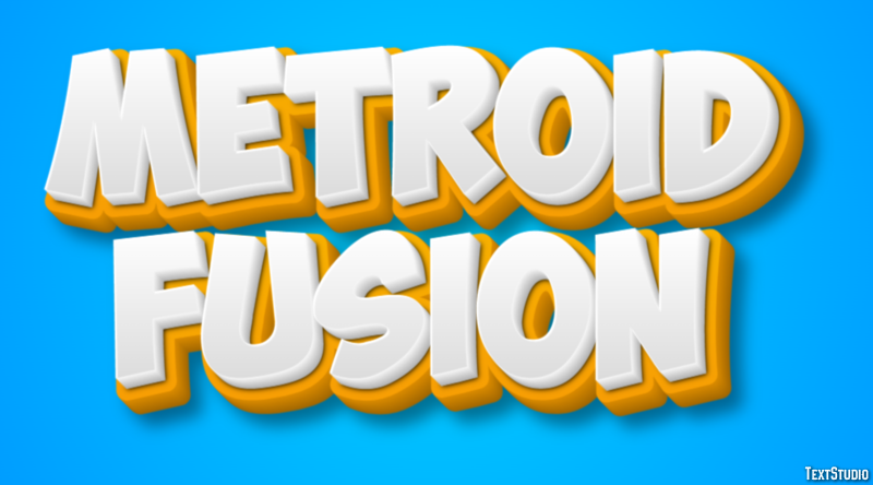 Metroid Fusion Efecto de Texto