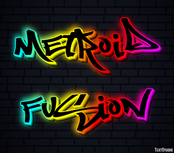 Metroid Fusion Efecto de Texto