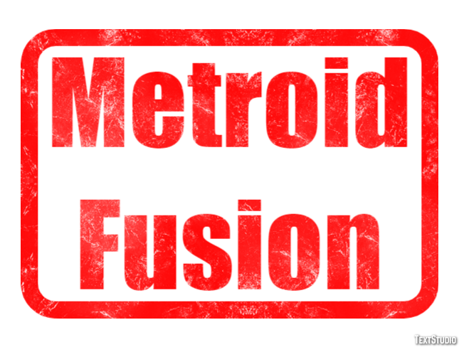 Metroid Fusion Efecto de Texto