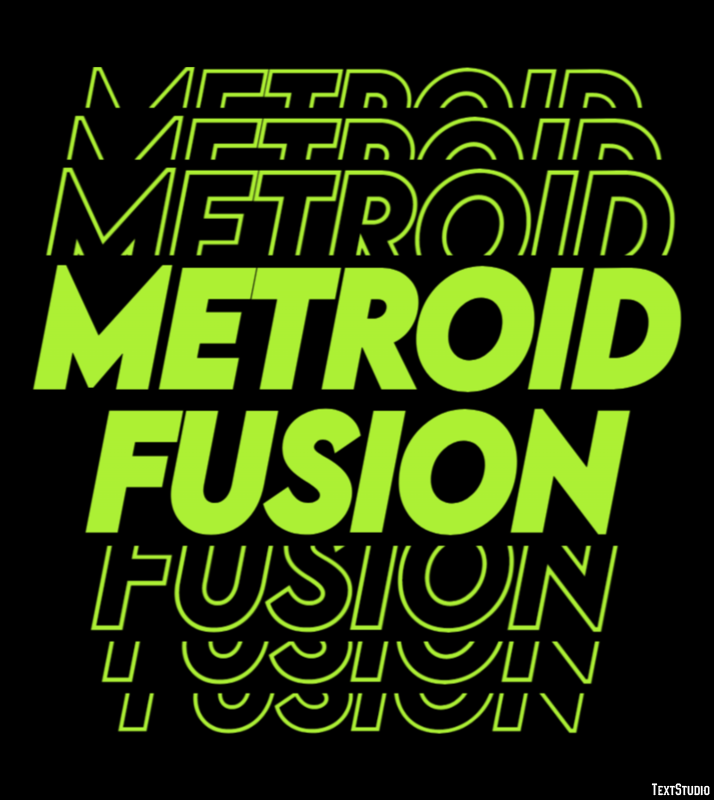 Metroid Fusion Efecto de Texto