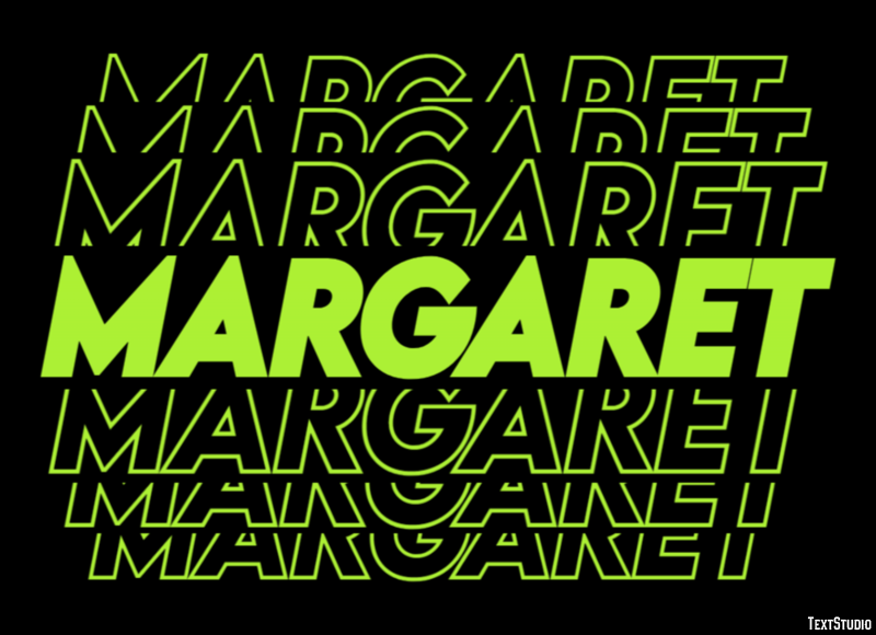 Margaret Text Effect