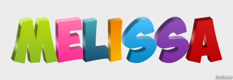 Melissa Effetto testo