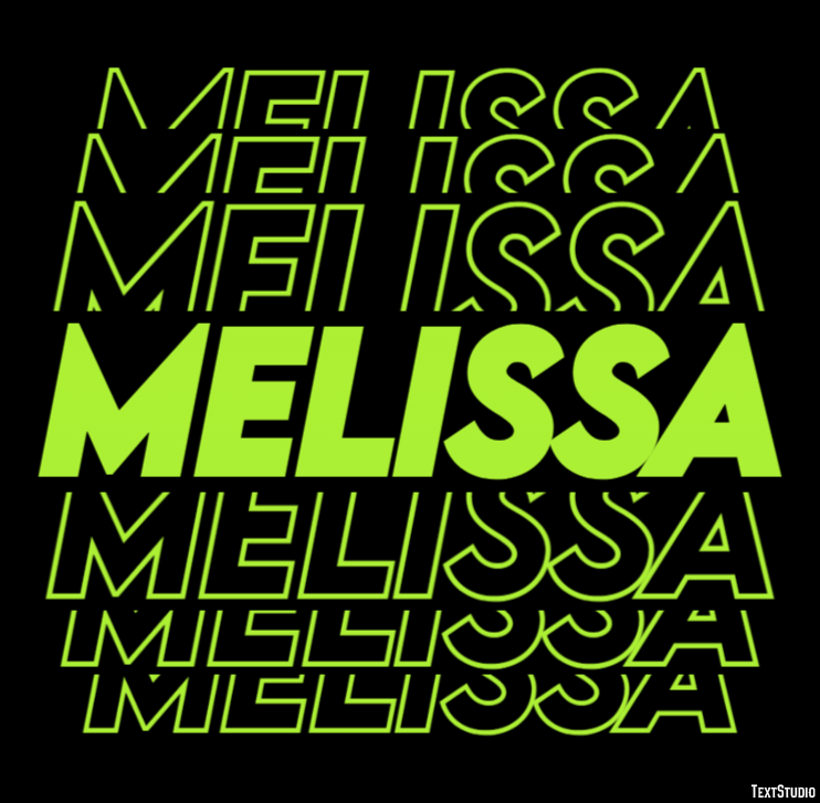 Melissa Effetto testo