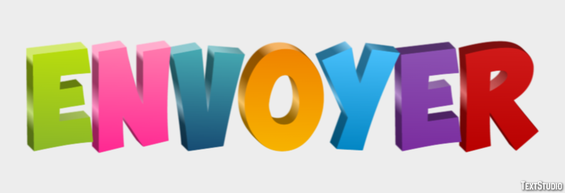 Envoyer Efeito de texto