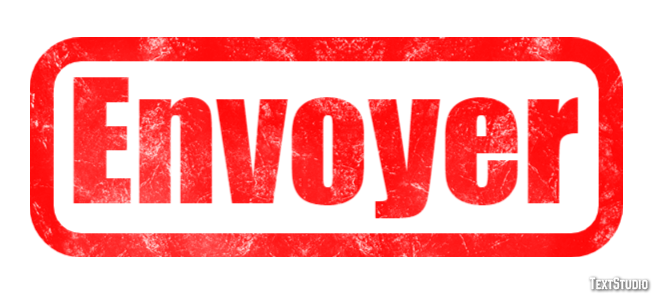 Envoyer Effet de texte