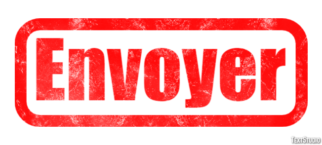 Envoyer Efeito de texto