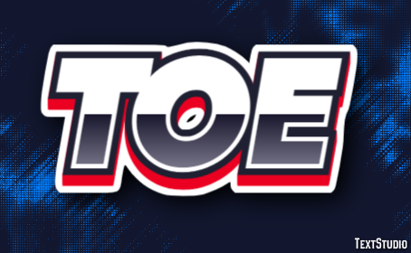 Toe Text Effect