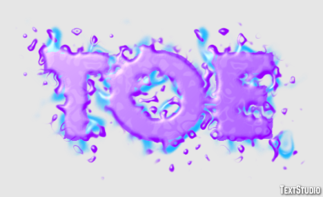 Toe Text Effect