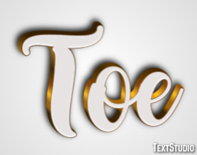 Toe Text Effect