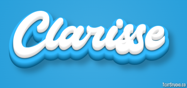 Clarisse テキスト効果