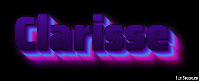 Clarisse Text Effect
