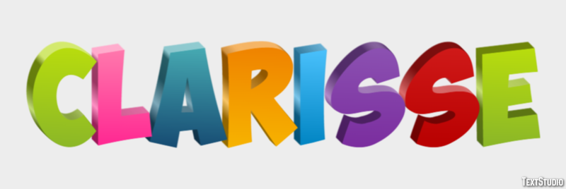 Clarisse Text Effect