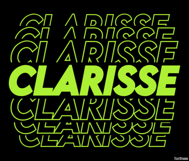 Clarisse Text Effect