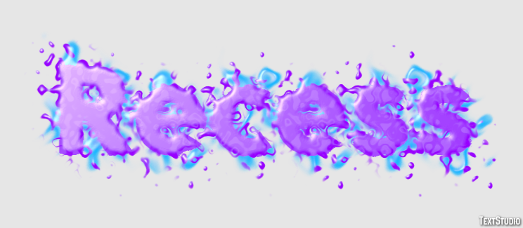 Recess Texteffekt