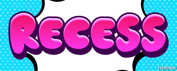 Recess Texteffekt