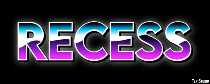 Recess Texteffekt