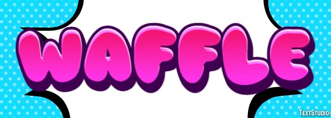 Waffle Efekt tekstowy