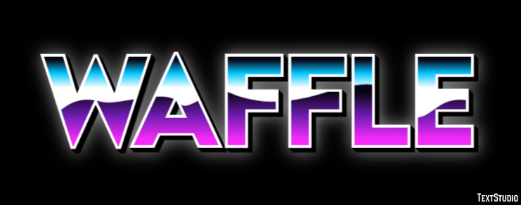 Waffle Efekt tekstowy